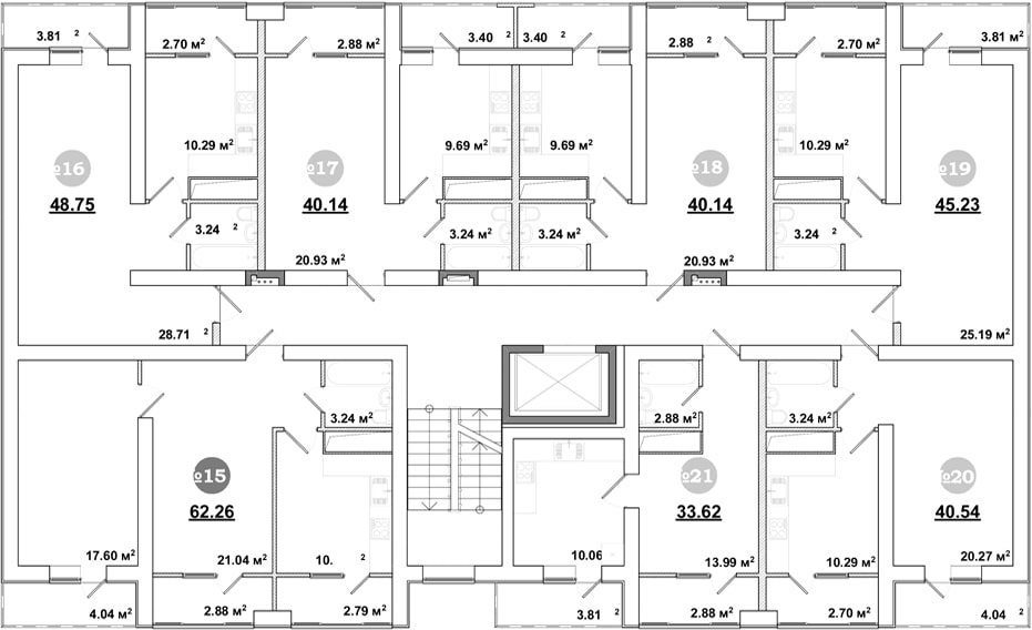 Планировка квартир на первом этаже